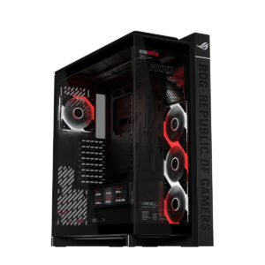 Asus Rog Cronox Gr801 Argb Panoramisch Gehard Glas Lcd Scherm Full Tower E Atx Gaming Behuizing 1