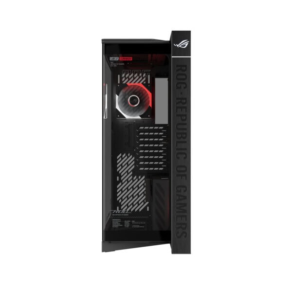 Asus Rog Cronox Gr801 Argb Panoramisch Gehard Glas Lcd Scherm Full Tower E Atx Gaming Behuizing 4