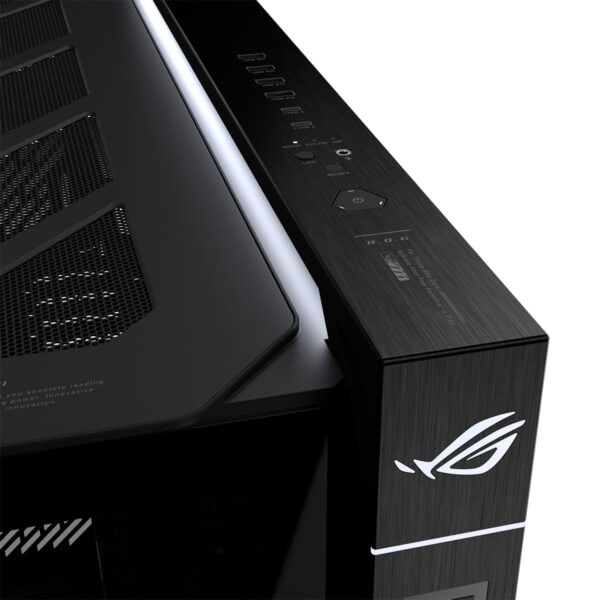 Asus Rog Cronox Gr801 Argb Panoramisch Gehard Glas Lcd Scherm Full Tower E Atx Gaming Behuizing 6