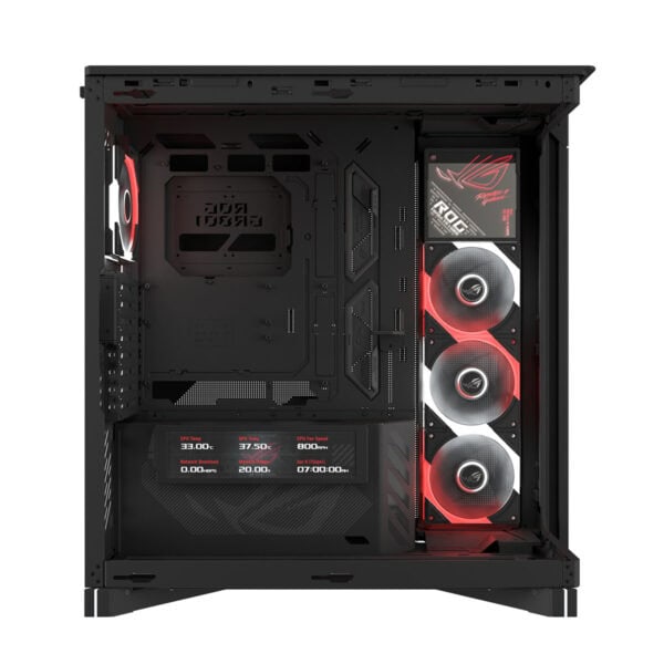 Asus Rog Cronox Gr801 Argb Panoramisch Gehard Glas Lcd Scherm Full Tower E Atx Gaming Behuizing 9