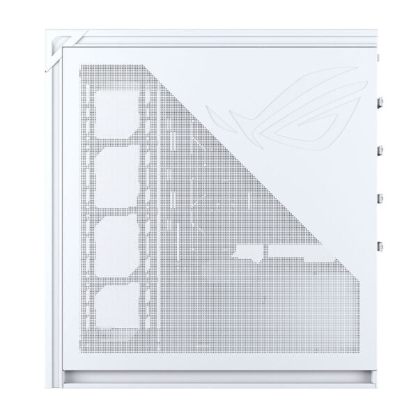 Asus Rog Cronox Gr801 White Edition Argb Panoramisch Gehard Glas Lcd Scherm Full Tower E Atx Gaming Behuizing 14