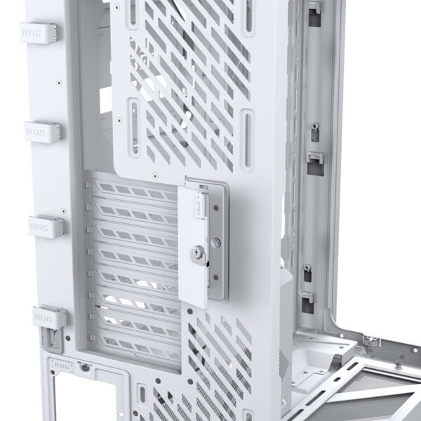 Asus Rog Cronox Gr801 White Edition Argb Panoramisch Gehard Glas Lcd Scherm Full Tower E Atx Gaming Behuizing 18
