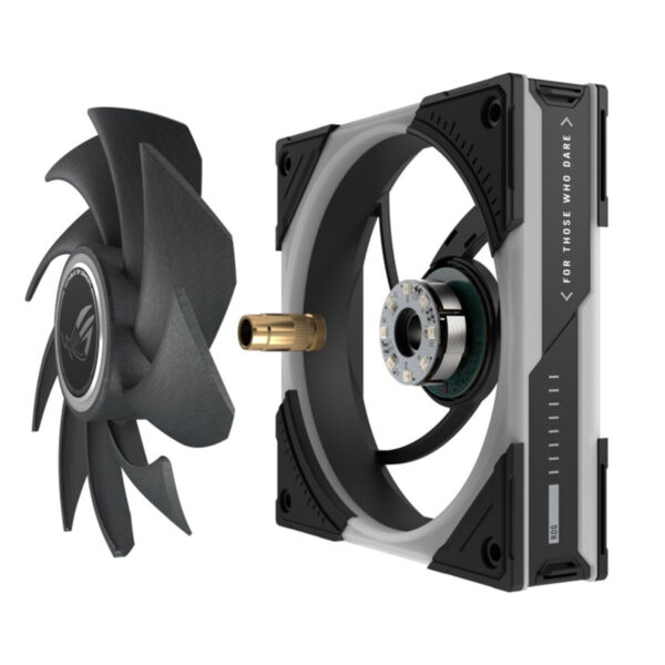 ASUS ROG Eurux GR120 ARGB ventilator voor pc-behuizingen, 120mm, met ARGB-verlichting en geavanceerde koelingstechnologie.