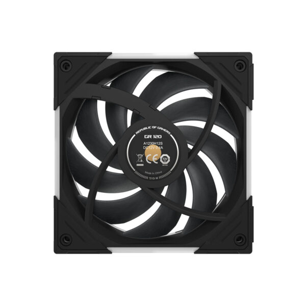 Asus Rog Eurux Gr120 Argb Reverse Fan 120mm Single Pack Zwarte Behuizing Ventilator 13