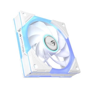 Asus Rog Eurux Gr120 Argb Reverse Fan White Edition 120mm Single Pack Witte Behuizing Ventilator 1