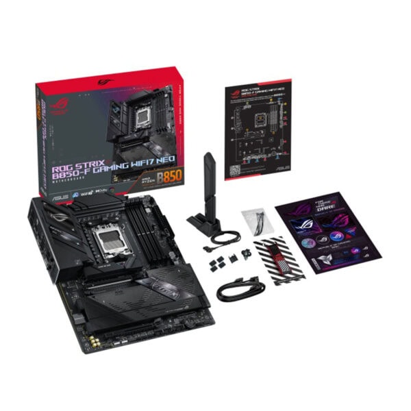 Asus Rog Strix B850 F Gaming Wifi 7 Neo 9000mhz (oc) Ddr5 Socket Am5 M.2 Hdmi Atx Moederbord 12