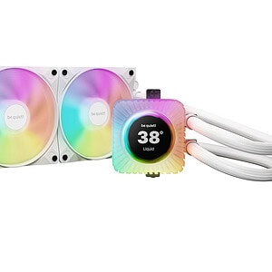 Be quiet! Light Loop IO LCD AIO-koeler met RGB-verlichting en IPS-display voor optimale koeling en esthetiek.
