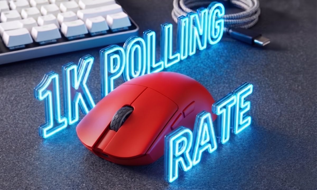 Directe respons met 1 KHz Polling Rate