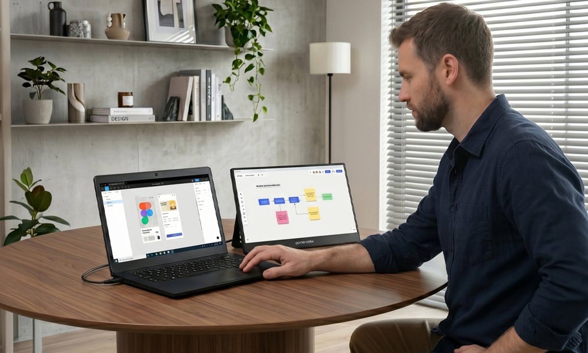 Compacte vorm, brede visie 14″ FHD+ scherm