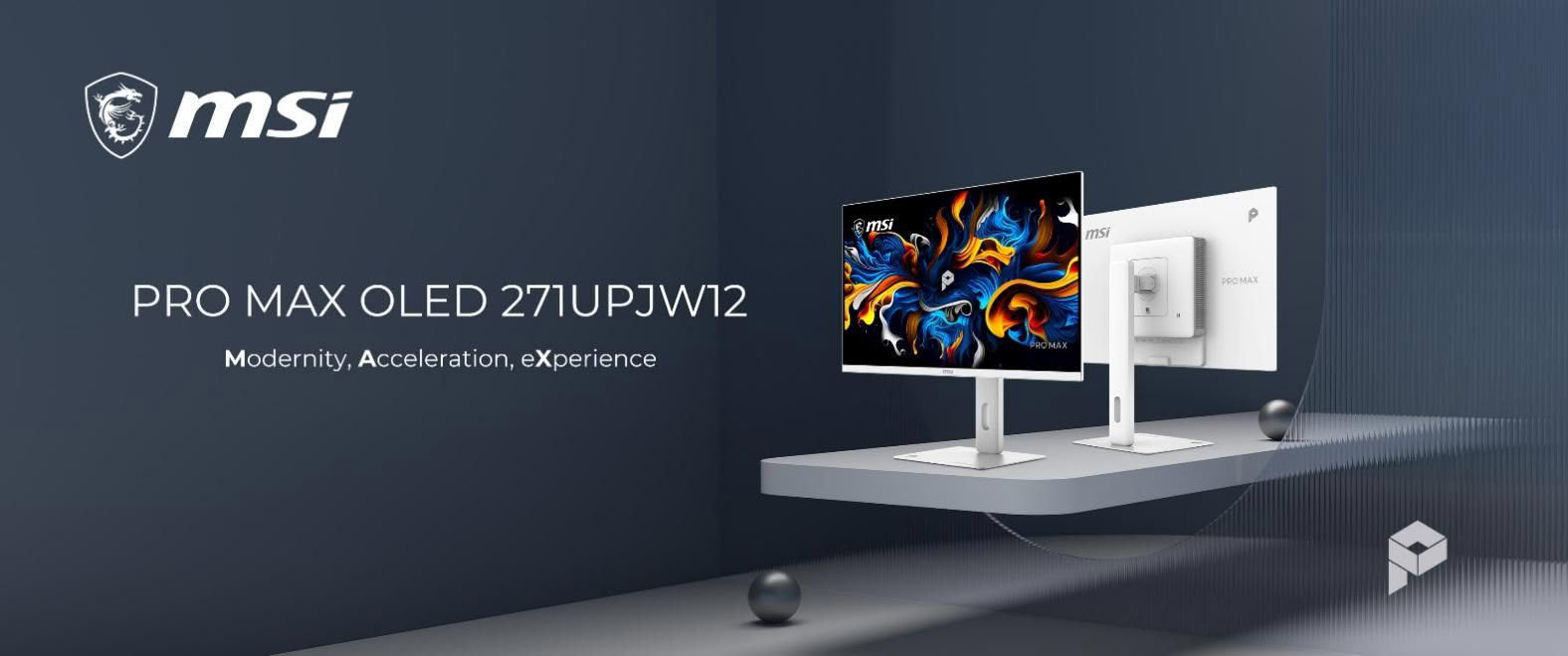Msi Introduceert De Pro Max Oled 271upjw12: Eerste 27 Inch 4k Ijp Oled Monitor