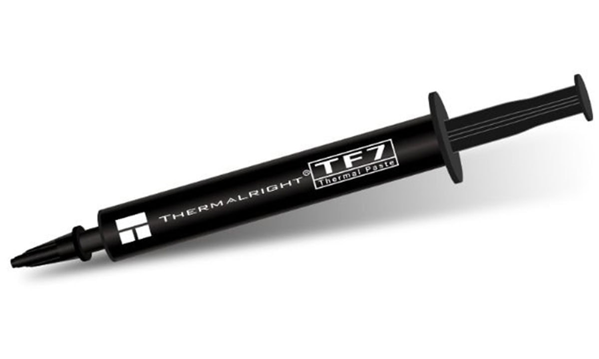 In de productverpakking bevindt zich Thermalright TF7 thermische pasta.