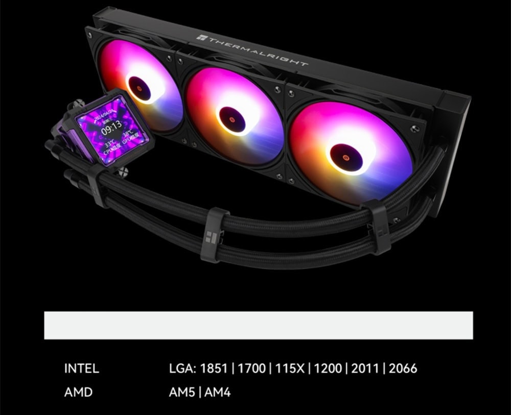 Thermalright Frozen Warframe Pro 360 Black Argb Vloeistofkoeler H10