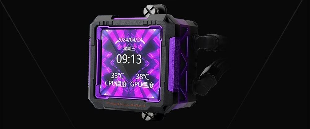 Thermalright Frozen Warframe Pro 360 Black Argb Vloeistofkoeler H7