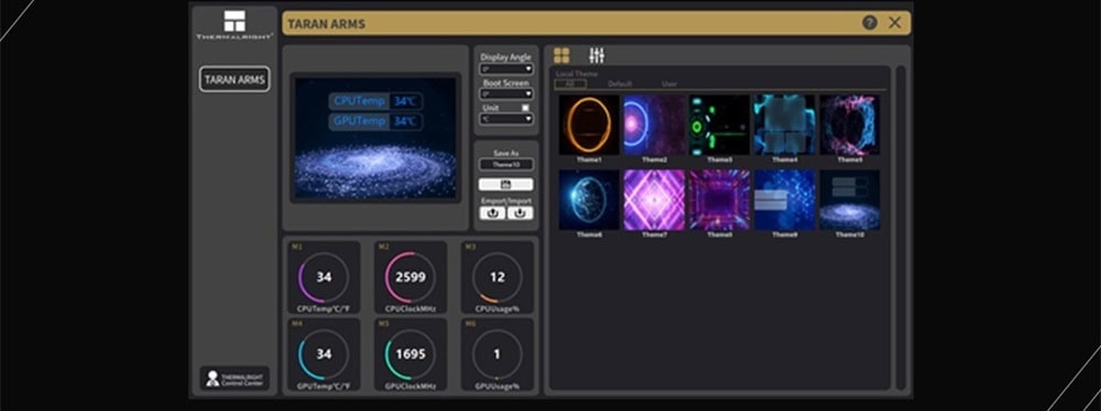 Thermalright Frozen Warframe Pro 360 Black Argb Vloeistofkoeler H8