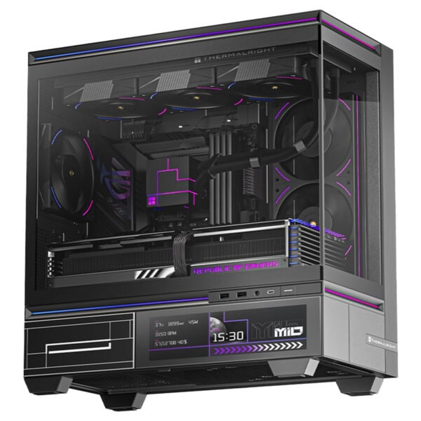 Thermalright Tl M10 Vision Black Argb Gehard Glas Mid Tower Matx Gaming Behuizing 2