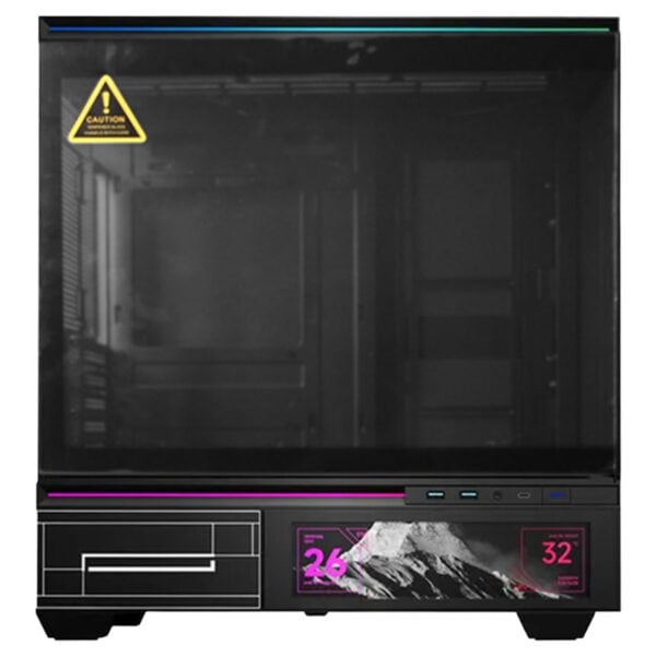 Thermalright Tl M10 Vision Black Argb Gehard Glas Mid Tower Matx Gaming Behuizing 4