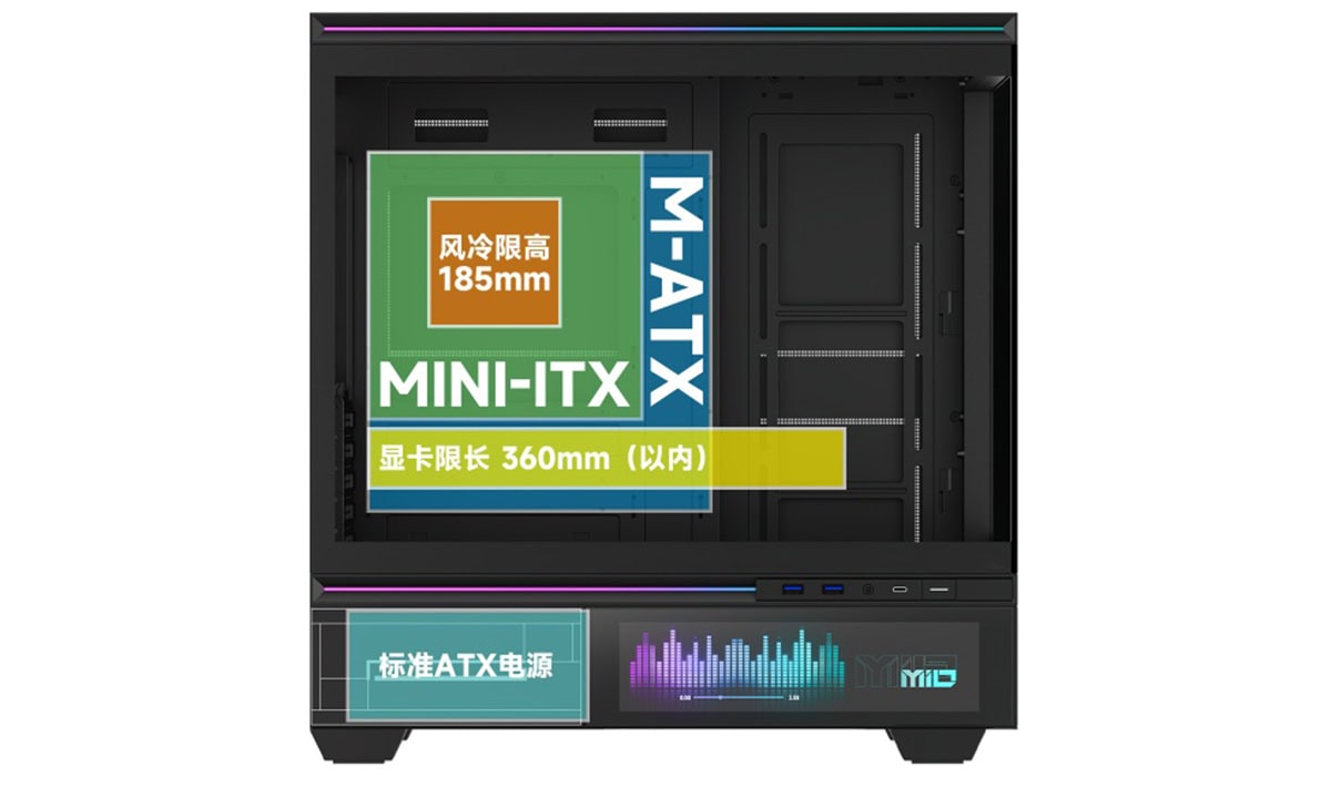 Compatibiliteit met M-ATX-moederbordformaat