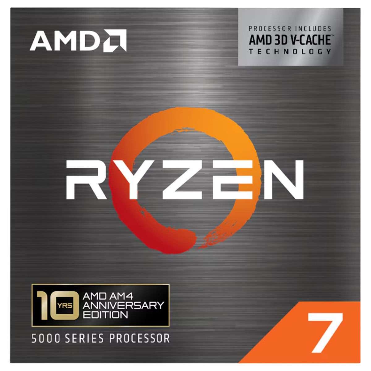 Amd Ryzen 7 5800x3d 10th Anniversary Edition 4.5ghz 96mb Cache 8 Core Am4 7nm Processor 1