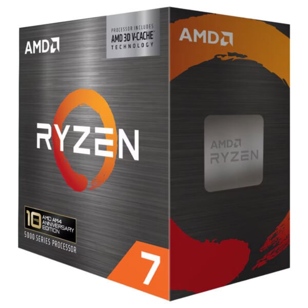 Amd Ryzen 7 5800x3d 10th Anniversary Edition 4.5ghz 96mb Cache 8 Core Am4 7nm Processor 4