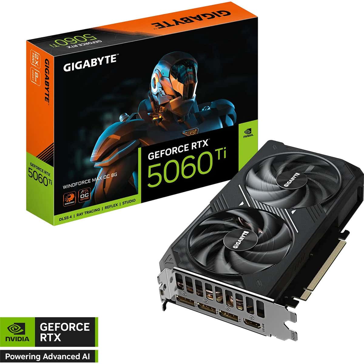 Gigabyte Geforce Rtx 5060 Ti Windforce Max Oc 8g 8gb Gddr7 128 Bit Dlss 4.5 Grafische Kaart 1