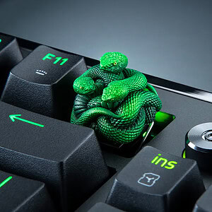 Razer Introduceert Artisan Keycap Triple Headed Snake Edition Voor Gamers