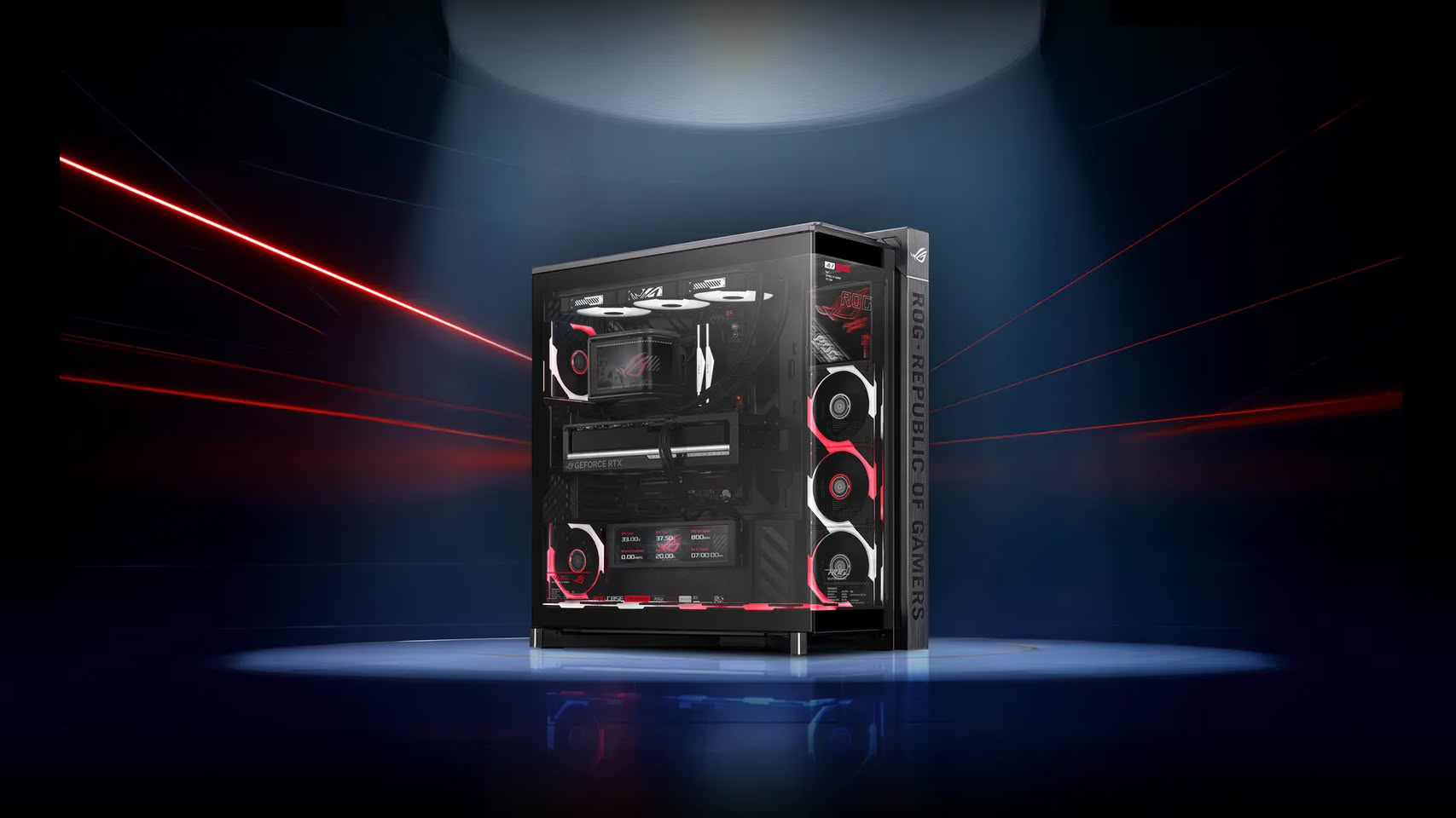 (pr) Asus Rog Announces New Rog Cronox Eatx Pc Case And Rog Eurux Gr120 Case Fan