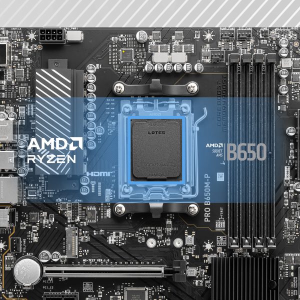 MSI PRO B650M-P Motherboard – YOUR ELEGANT BUSINESS PARTNER