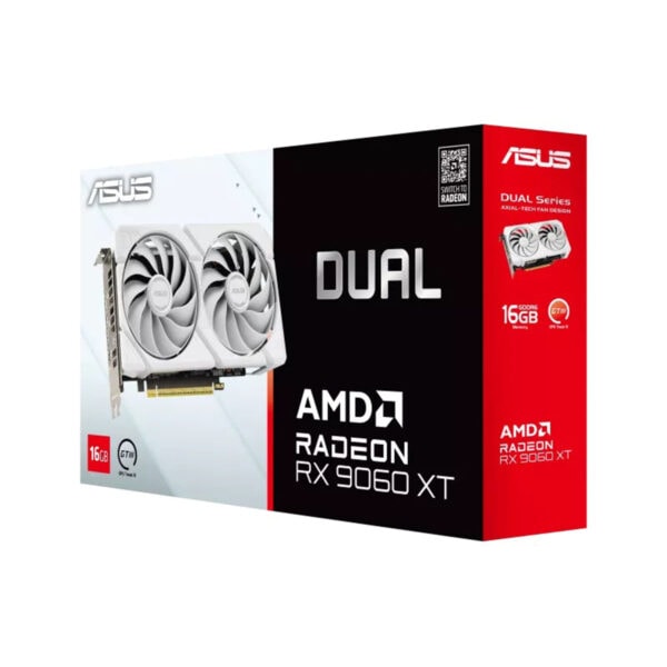 Asus Dual Radeon Rx 9060 Xt White Edition Oc 16gb Gddr6 128 Bit Grafische Kaart 14