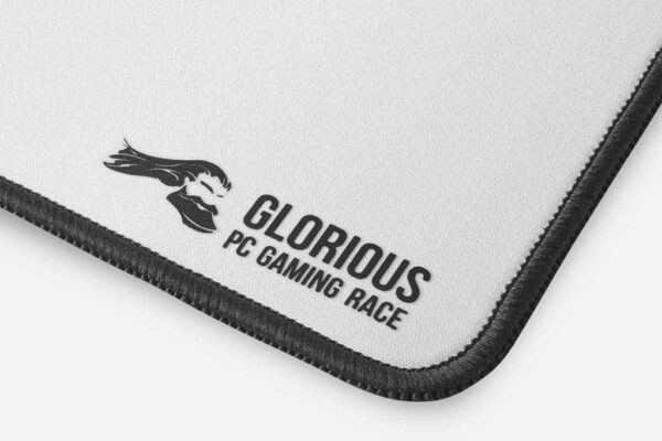 Glorious XL Antislip Rubber Basis 41x46cm 3mm Witte Muismat (GW-XL) - Afbeelding 4