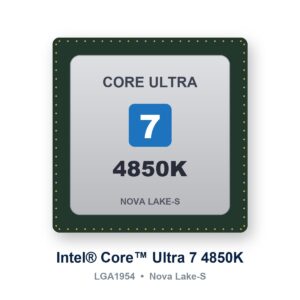 Intel Core Ultra 7 4850K Nova Lake-S LGA1954 processor (afbeelding ter illustratie)