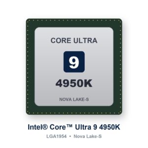 Intel Core Ultra 9 4950K Nova Lake-S LGA1954 processor (afbeelding ter illustratie)