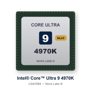 Intel Core Ultra 9 4970K Nova Lake-S LGA1954 processor (afbeelding ter illustratie)