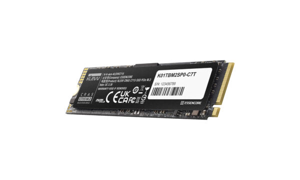 KLEVV Cras C715 512GB NVMe PCIe Gen3 x4 Lezen 3200MB – Schrijven 2000MB M.2 SSD (K512GM2SP0-C7T) - Afbeelding 5